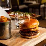 British premium steak burger at Mercure Hotels