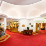 The lounge area at Mercure York Fairfield Manor Hotel, bar area